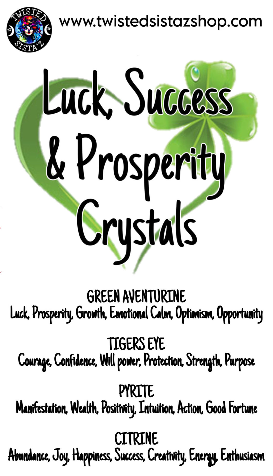 Luck, Success & Prosperity Crystals