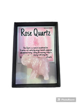 Load image into Gallery viewer, Rose Quartz Hand Carved Elephant