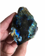 Load image into Gallery viewer, Labradorite half polished Slice