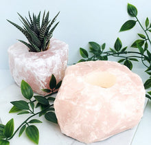 Load image into Gallery viewer, Rose Quartz Candle Holder