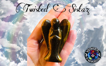 Load image into Gallery viewer, Tigers eye carved angel