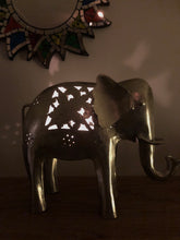 Load image into Gallery viewer, Handmade Indian Elephant Tealight Holder