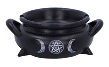 Load image into Gallery viewer, Cauldron Incense Burner triple moon