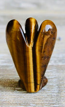 Load image into Gallery viewer, Tigers eye carved angel