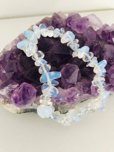 Opalite chip bracelet