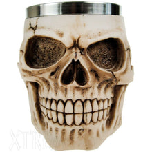 Load image into Gallery viewer, Tankard Ivory Skull Face