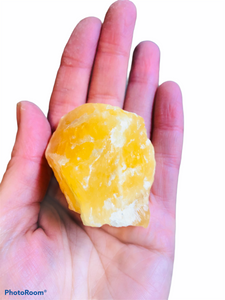 Orange Calcite rough