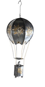 Hanging Metal Hot Air Ballon Candle Holder