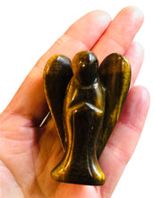 Load image into Gallery viewer, Tigers eye carved angel