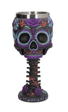 Load image into Gallery viewer, Day Of The Dead Goblet / Wine Glass