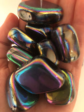 Load image into Gallery viewer, Rainbow Hematite Tumble Stone