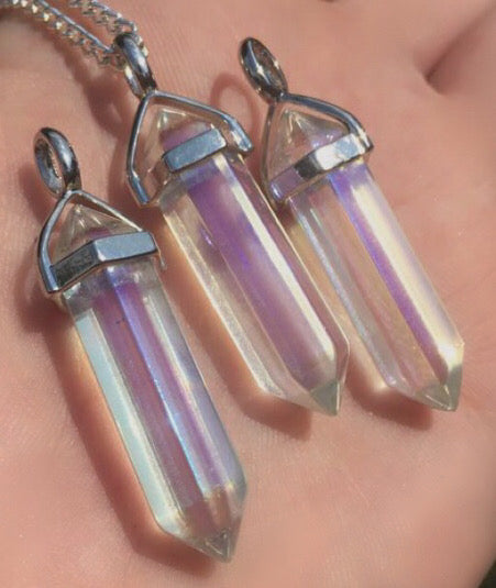 Aura Quartz pendant