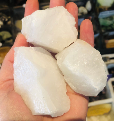 Rough Snow Quartz chunk