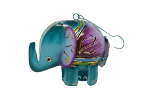 Hanging Metal Elephant Tealight Candle Holder