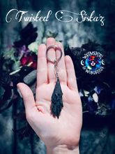 Load image into Gallery viewer, Black Kyanite Keyring