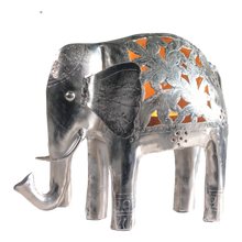 Load image into Gallery viewer, Handmade Indian Elephant Tealight Holder