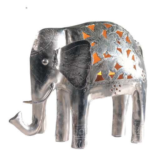 Handmade Indian Elephant Tealight Holder