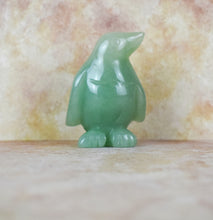 Load image into Gallery viewer, Green Aventurine Hand Carved Penguin