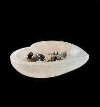 Load image into Gallery viewer, Selenite Heart Shaped cleansing bowl